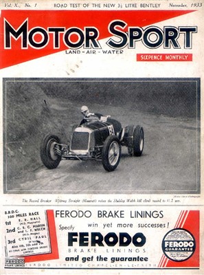 Lot 156 - Motor Sport.