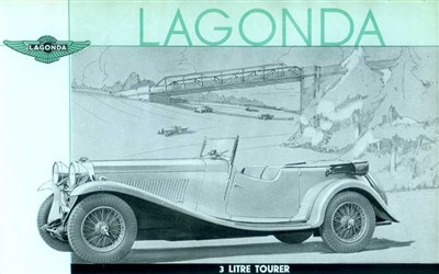 Lot 181 - c1934 Lagonda Brochure.