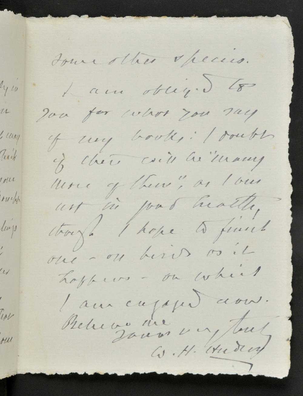 Lot 71 - Hudson, William Henry, 1841-1922