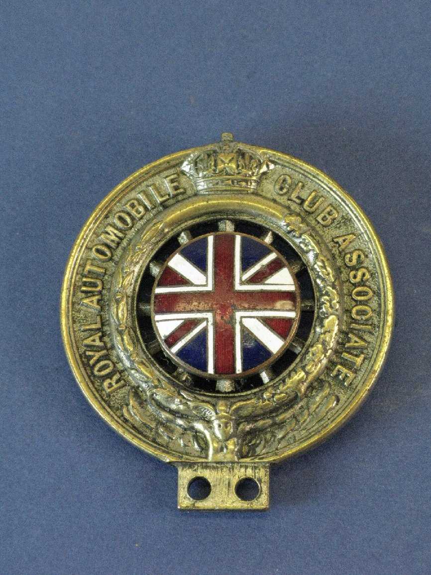 Lot 198 - R.A.C. Light Car or Motorcycle Badge.