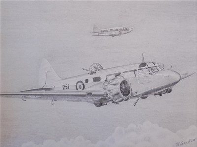 Lot 696 - Aviation Drawings.