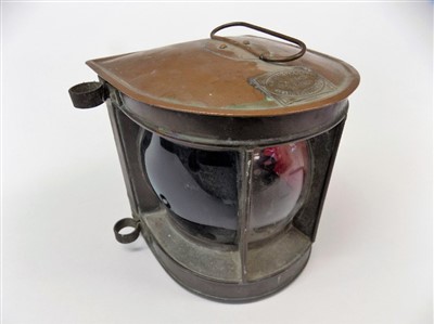 Lot 608 - Ship's Lamp.