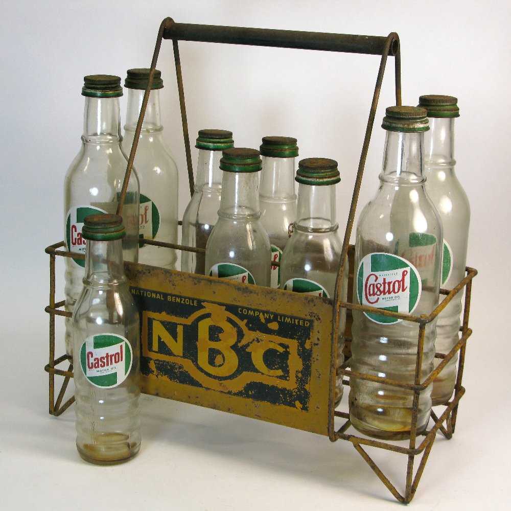 Lot 201 - Forecourt Oil Bottle Crate.