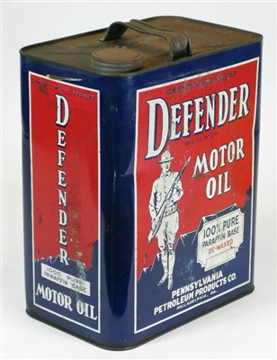 Lot 208 - Defender Motor Oil.