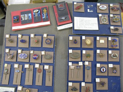 Lot 209 - Motor Car & Motorcycle lapel badge Collection.