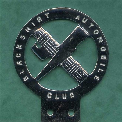 Lot 218 - Blackshirt Automobile Club.