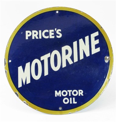 Lot 225 - Price's Motorine Motor Oil.