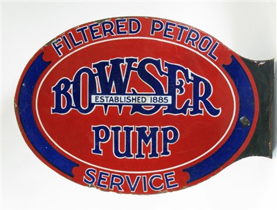 Lot 235 - Bowser Pump Filtered Petrol Service, Established 1885.