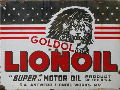 Lot 238 - Goldol Lionoil 'Super' Motor Oil.