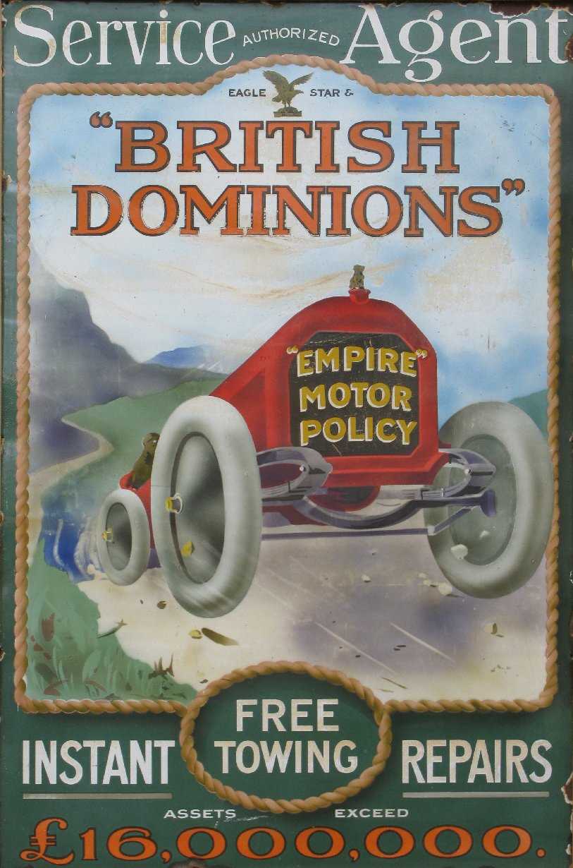 Lot 241 - Eagle Star & 'British Dominions' - 'Empire Motor Policy'.