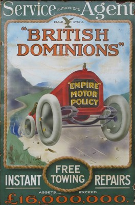 Lot 241 - Eagle Star & 'British Dominions' - 'Empire Motor Policy'.