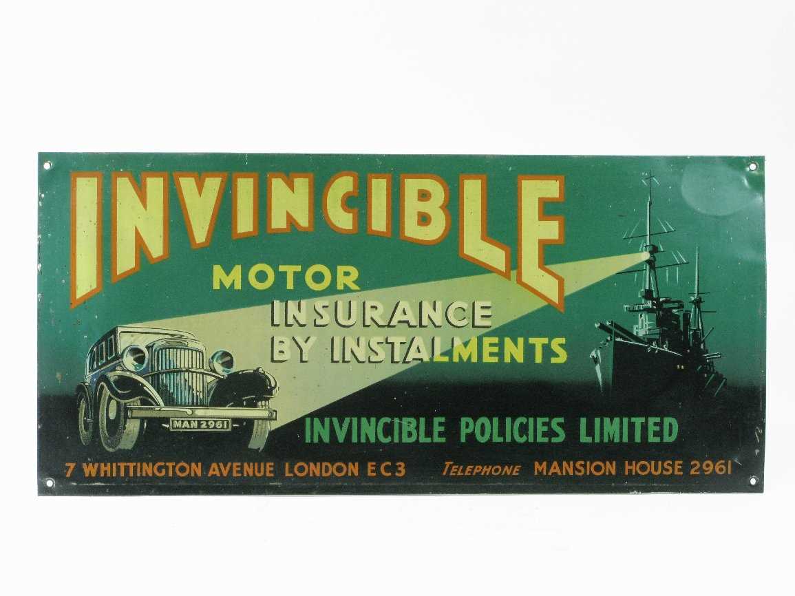 Lot 242 - Three Insurance Signs.