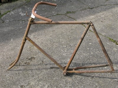 Lot 337 - An Early Bicycle Frame.