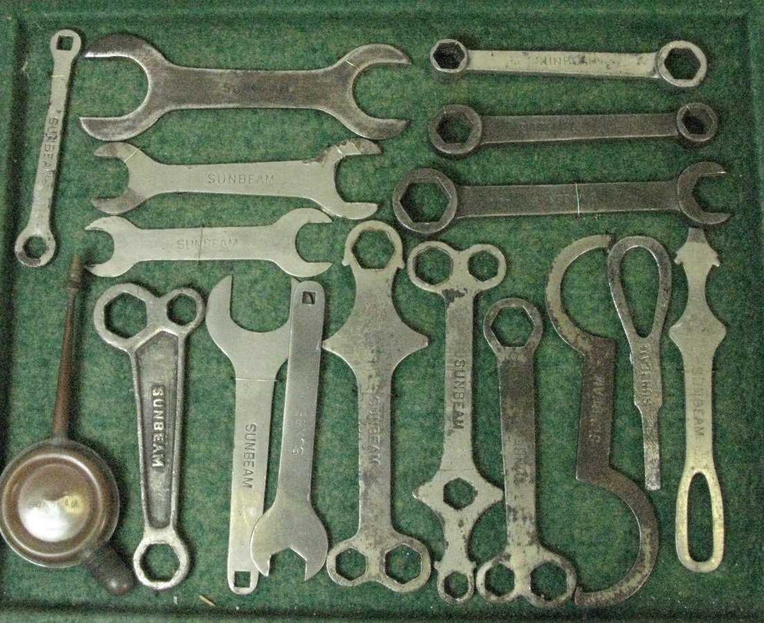 Lot 340 - Sunbeam Spanners.