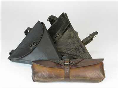 Lot 415 - Three Leather Tool Bags.