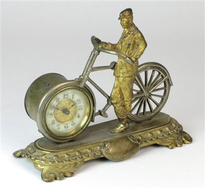 Lot 433 - Cycling Clock.