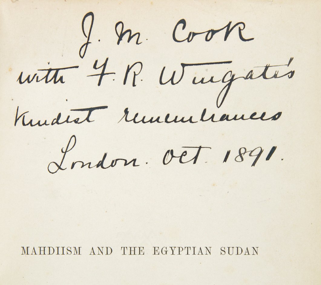 Lot 106 Wingate, Sir Reginald