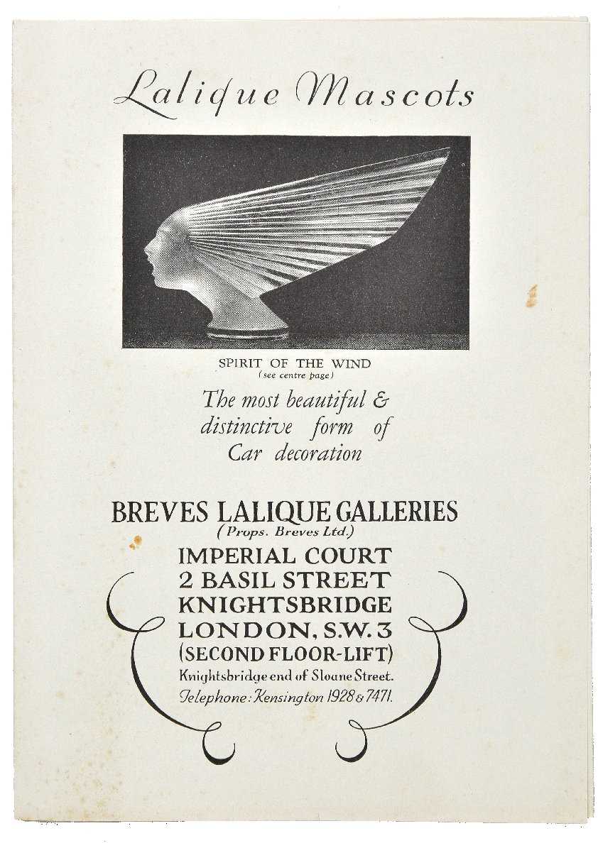 Lot 338 - Lalique, Rene
