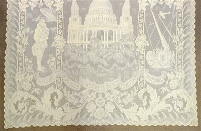 Lot 778 - Battle of Britain Lace Panel.