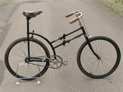 Lot 523 - A c1917 Peugeot Bros., 'Capitaine Gérard' Military Folding Bicycle.