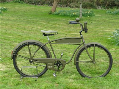 Lot 529 - A Columbia Military Bicycle.