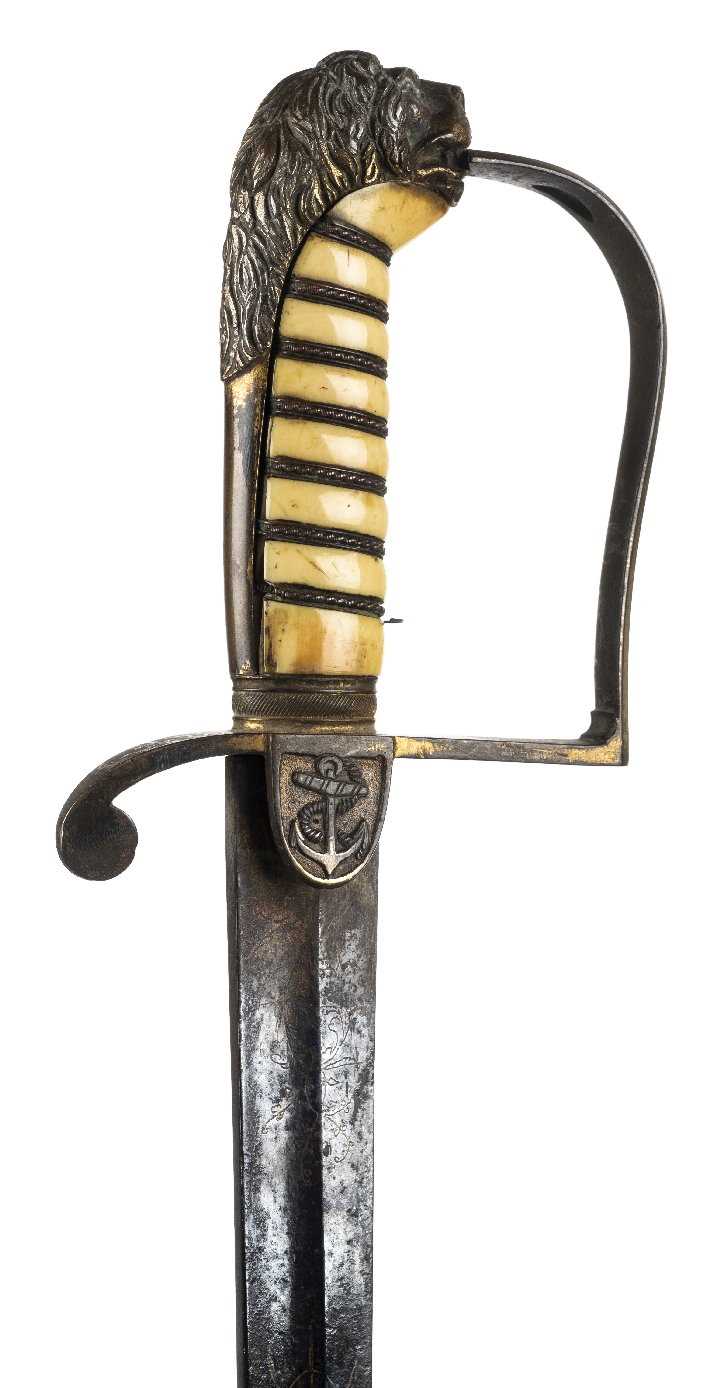 Lot 928 - Naval Officer's Sword.