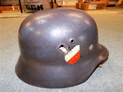 Lot 845 - Combat Helmet.