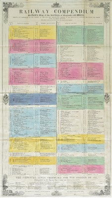 Lot 232 - Railway Maps.