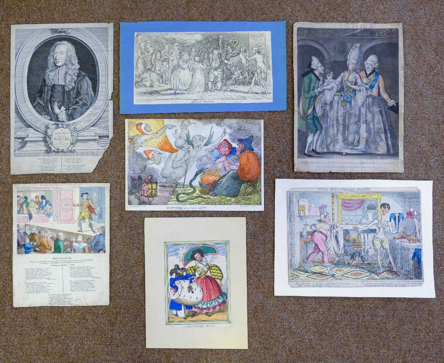 Lot 272 - Caricatures.