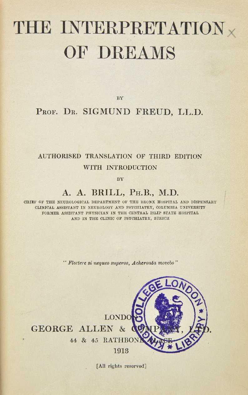 Lot 492 - Freud, Sigmund