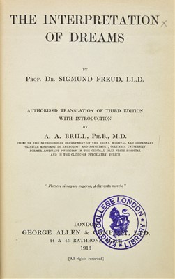 Lot 492 - Freud, Sigmund