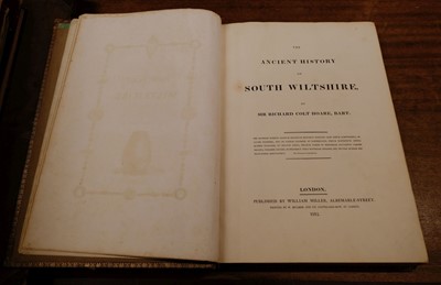 Lot 49 - Hoare (Richard Colt). The Ancient History of South Wiltshire [& North Wilts], 3 vols. in 2, 1812-21