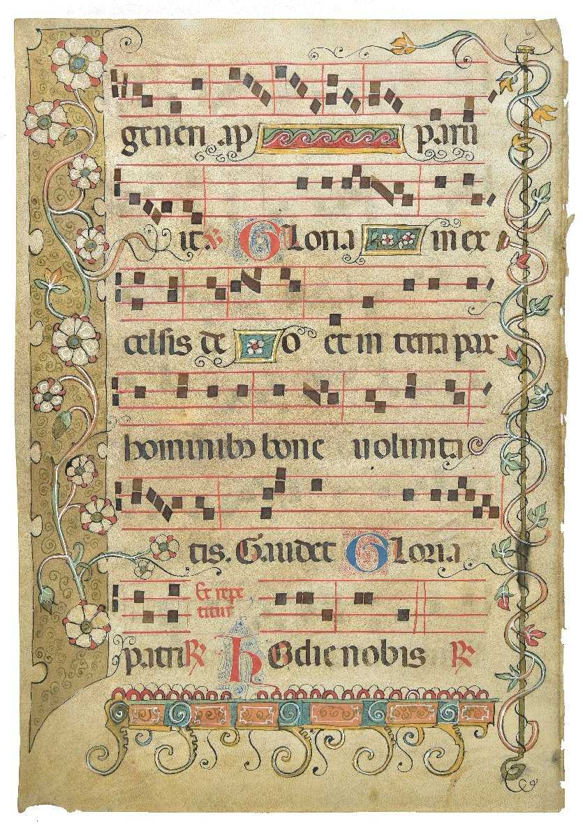 Lot 332 - Illuminated manuscripts.