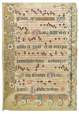 Lot 332 - Illuminated manuscripts.