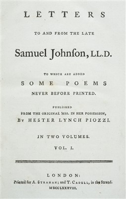 Lot 374 - Johnson, Samuel