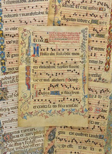 Lot 272 - Illuminated manuscripts.