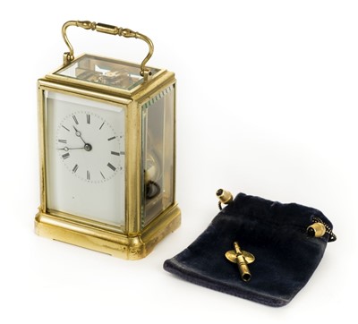 Lot 185 - Carriage Clock.