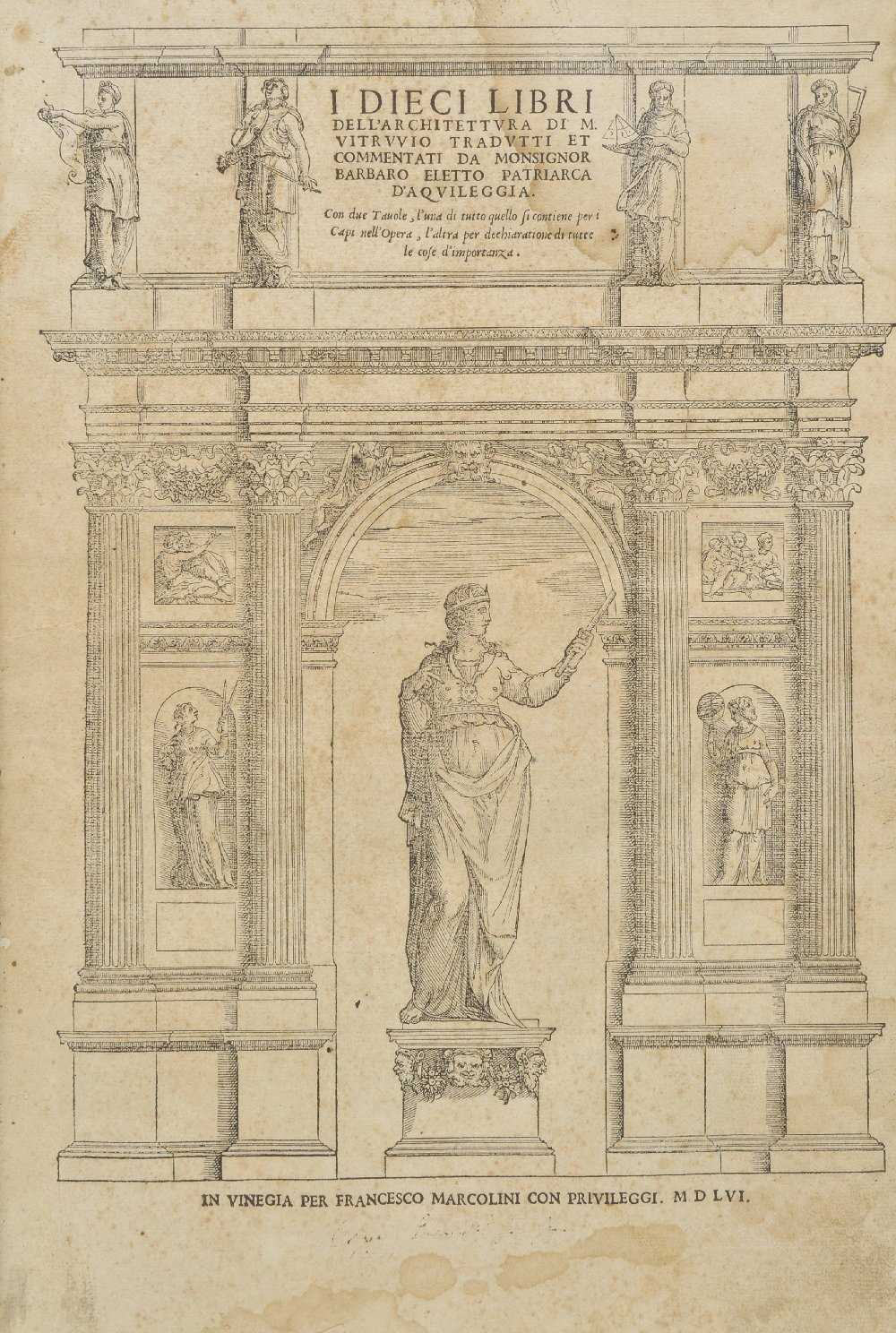 Lot 440 - Vitruvius Pollio, Marcus