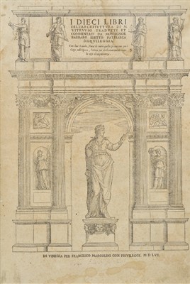 Lot 440 - Vitruvius Pollio, Marcus