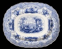 Lot 500 - Blue and White.