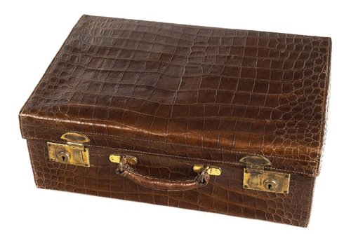 Lot 514 - Crocodile Suitcase.