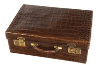 Lot 514 - Crocodile Suitcase.