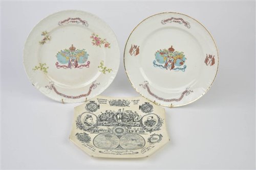 Lot 137 - Commemorative china.