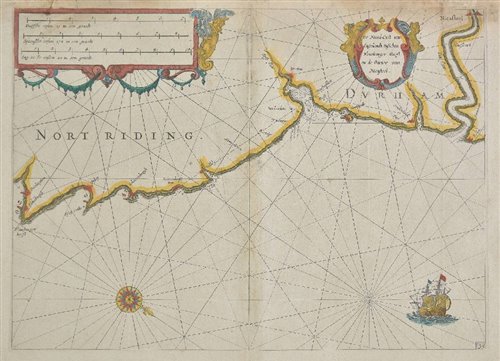 Lot 191 - Sea chart.