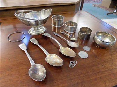 Lot 96 - Mixed Silver.