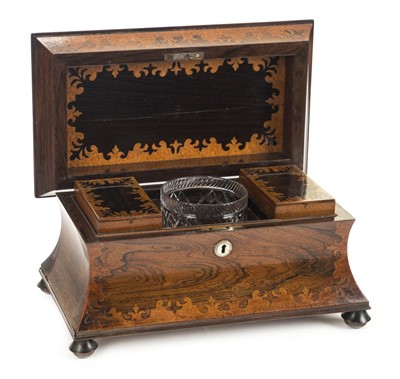 Lot 27 - Tea Caddy.