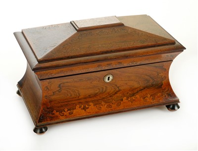 Lot 27 - Tea Caddy.