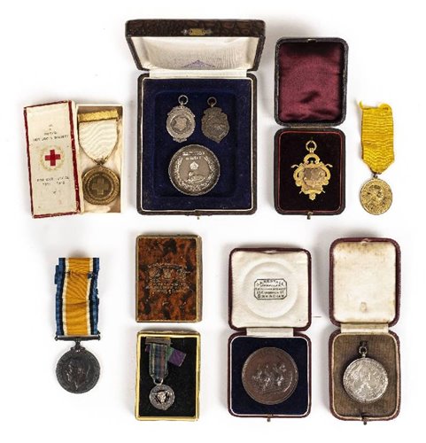 Lot 345 - Mixed Medals.