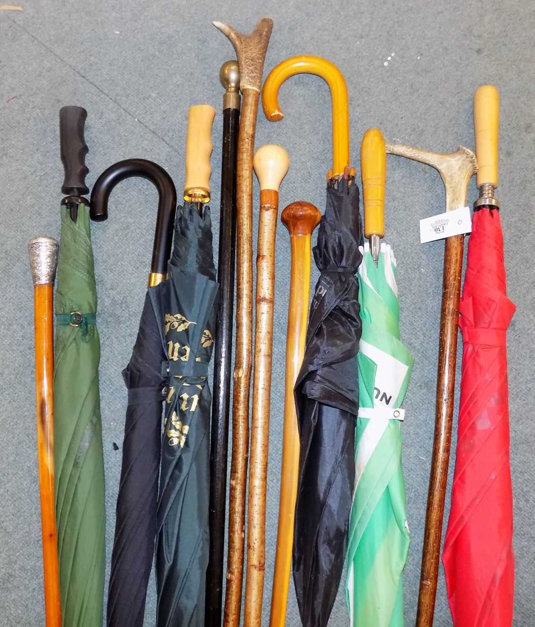 Lot 130 - Walking Sticks.