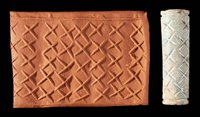 Lot 215 - Elamite (Iran) frit cylinder seal